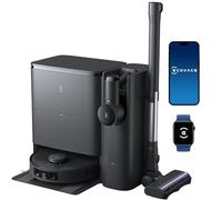 ECOVACS DEEBOT T30S Combo Robot aspirapolvere completo e mocio, 11000Pa, tecnologia ZeroTangle, TruEdge Adaptive Edge Mopping, lavaggio con mocio ad acqua calda, auto-svuotamento, auto-riempimento