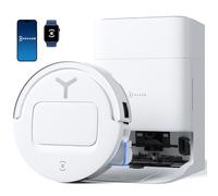 ECOVACS DEEBOT T80 OMNI Robot Aspirapolvere Lavapavimenti, 18.000 Pa, Spazzola OZMO ROLLER, ZeroTangle 3.0, Lavaggio Mocio con Acqua Calda a 40-75 °C, Asciugatura ad Aria Calda, Bianco