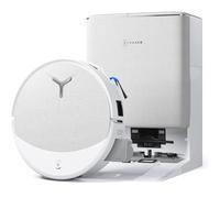 ECOVACS DEEBOT T90 PRO OMNI Robot aspirapolvere lavapavimenti, 30.000 Pa, ricarica PowerBoost, OZMO ROLLER 3.0 con TruEdge 3.0, erogazione automatica della soluzione detergente, AGENTE YIKO AI, bianco