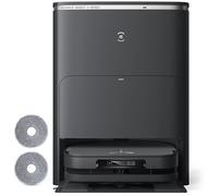 ECOVACS DEEBOT X5 PRO OMNI Robot Aspirapolvere Lavapavimenti, 12800Pa, Progettazione Antigroviglio, TruEdge™ Adaptive Edge Mopping, Lavaggio con Acqua Calda a 70°C, AINA 2.0 Navigazione Intelligente