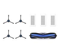 ECOVACS Kit di ricambio standard per aspirapolvere robot Deebot N30 PRO OMNI/N30 OMNI/N20e PLUS/N20e, 1 spazzola principale antigroviglio, 2 spazzole laterali, 3 filtri antibatterici, accessori origin