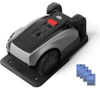 ECOVACS Goat O600 Robot Tosaerba Senza Cavi Perimetrali + 4*Robot Tagliaerba Kit Lame