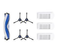 ECOVACS Kit di ricambio standard per aspirapolvere robot Deebot N20/N20 PRO/N20 PLUS/N20 PRO PLUS, 1 spazzola principale antigroviglio, 4 spazzole laterali, 3 filtri antibatterici, accessori originali