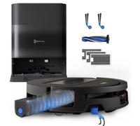 ECOVACS T90 MAX PRO Robot Aspirapolvere Lavapavimenti, Upgrade del T50 | OZMO ROLLER Gen 3.0 Lavaggio autom., 40.000 Pa, Lavaggio con Acqua Calda 100 °C, ZeroTangle4.0, TruEdge 3.0, Stazione OMNI