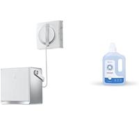 ECOVACS W2 OMNI Robot Lavavetri con Stazione Multifunzione, Rilevamento Intelligente dei Bordi, 12 Livelli di Sicurezza, Tecnologia di Spruzzo in 3 Direzioni, 1L liquido detergente originale incluso