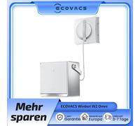 ECOVACS Winbot W2 Omni Robot portatile per la pulizia delle finestre, pulizia intelligente con tecnologia spray grandangolare a tre ugelli, 55KPa ECOVACS Winbot W2 Omni