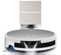 ECOVACS X12 PRO OMNI Robot Aspirapolvere Lavapavimenti, BLAST e 22.000 Pa, FocusJet anti-macchie, PowerBoost ultrarapido, OZMO ROLLER 3.0, rullo smart esteso, sollevamento, AIVI 3D 4.0, Bianco