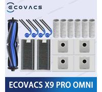 Ecovacs X9PRO OMNI /DEX61-P Accessori Robot Aspirapolvere Spazzola laterale principale Mop Panno Filtro HEPA Sacchetti per la polvere Pezzi di ricambio