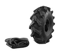 Ecovelo' 1 Pneumatico 3.00-4 + Camera Copertone 4 PR (Tele) per Mezzi Agricoli Speciali Hand Truck Carrelli Giardinaggio Trattorino