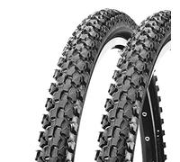 Ecovelò 2 COPERTONI 14 X 1 3/8 X 1 5/8 (44-288) Pneumatici Neri in Gomma 14“ per Mountain Bike MTB Bicicletta Bimbo