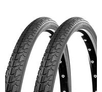 ECOVELO 2 Copertoni 26 x 1.75 (47-559) per City Bike, Stradale, MTB, Adulto, Bicicletta | Pneumatici Stradali Neri in Gomma Bicicletta