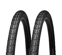 ECOVELO 2 COPERTONI Neri 700 x 35C (37-622) 28 x 1 5/8 x 1 3/8 per City Bike Trekking Bicicletta | Pneumatici Stradali Neri in Gomma Bici