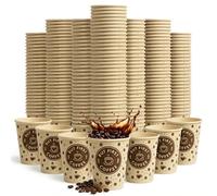 ECOVELO' 500 pezzi Bicchierini caffè in carta 70ml/3oz | Usa e Getta Resistenti Riciclabili monouso piccoli asporto bevande caffè Espresso, Macchiato ideale per Tèper Bar, Uffici, Catering, Eventi