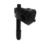 ATTACCO MANUBRIO BICI 22,2 mm PIANTONE BMX/FREESTYLE alluminio nero regolabile compatibile