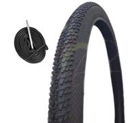 ECOVELO EBB27MBB COPERTONE 57-584 + Camera d'Aria Mountain Bike 27.5 x 2.125 MTB Country Pneumatico Rigido Bicicletta Bici
