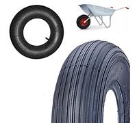 RUOTA PIENA POLIURETANO / GONFIABILE + CAMERA GOMMA PNEUMATICO CARRELLO CARRIOLA