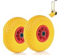 2 RUOTE PIENE ANTIFORATURA IN POLIURETANO 3.00 - 4 GOMME X CARRELLO PORTAPACCHI