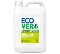 Ecover Ricarica di detersivo liquido, limone e aloe vera, 5 l