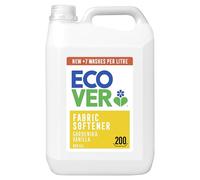 Ecover Ricarica per ammorbidente, garantisce un lavaggio morbido e liscio, profumo di gardenia e vaniglia, 200 lavaggi, 1 x 5 l