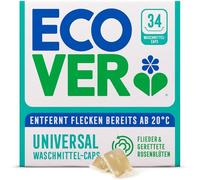 Ecover Tappi per bucato universali, lilla e rosa, 34 lavaggi