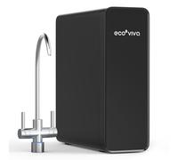 Ecoviva Impianto di osmosi da tavolo, 8 stadi ad osmosi inversa, acqua potabile, 600 GPD, ad alta efficienza, riduce PFAS, opzioni per acqua filtrata e RO, facile installazione