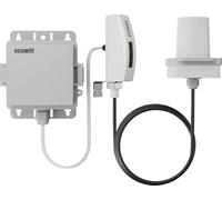 ECOWITT LDS01 Misuratore di distanza laser, dispositivo di misura laser da 4 m con cavo da 1,5 m, strumento di misura laser da esterno per livello dell'acqua/neve/profondità dell'olio con display LCD