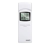 ECOWITT Termometro e igrometro multicanale senza fili, misuratore di temperatura e umidità per interni ed esterni con display LCD, monitoraggio remoto mediante applicazione WH31
