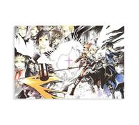 ECOYULHMT D.Gray-man Anime 4 - Poster su tela, decorazione per camera da letto, ufficio, camera da letto, regalo, 50 x 75 cm