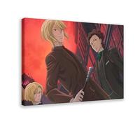 ECOYULHMT Poster su tela a tema anime Moriarty The Patriot 1, decorazione per camera da letto, ufficio, camera da letto, regalo, 60 x 90 cm