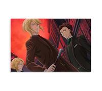 ECOYULHMT Poster su tela a tema anime Moriarty The Patriot 1, decorazione per camera da letto, ufficio, camera da letto, regalo, 40 x 60 cm