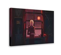 ECOYULHMT Poster su tela a tema anime Moriarty The Patriot 2, decorazione per camera da letto, ufficio, camera da letto, regalo, 30 x 45 cm