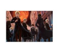 ECOYULHMT Poster su tela a tema anime Moriarty The Patriot, decorazione per camera da letto, ufficio, camera da letto, regalo, 40 x 60 cm