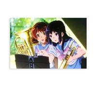 ECOYULHMT Poster su tela a tema anime Sound! Euphonium 1, decorazione per camera da letto, ufficio, camera da letto, regalo, 60 x 90 cm
