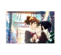 ECOYULHMT Poster su tela a tema anime Sound! Euphonium 3, decorazione per camera da letto, ufficio, camera da letto, regalo, 40 x 60 cm