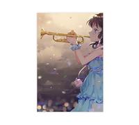 ECOYULHMT Poster su tela a tema anime Sound! Euphonium 6, decorazione per camera da letto, ufficio, camera da letto, regalo, 60 x 90 cm