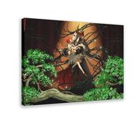 ECOYULHMT Poster su tela a tema anime The Ancient Magus 'Bride Decorazione per camera da letto, ufficio, camera da letto, regalo, 60 x 90 cm