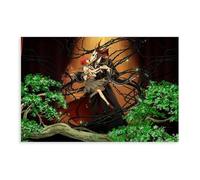 ECOYULHMT Poster su tela a tema anime The Ancient Magus 'Bride Decorazione per camera da letto, ufficio, camera da letto, regalo, 30 x 45 cm