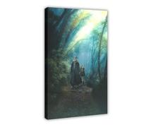 ECOYULHMT Poster su tela anime The Ancient Magus 'Bride 15, decorazione per camera da letto, ufficio, camera da letto, regalo, 30 x 45 cm
