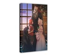 ECOYULHMT Poster su tela anime The Ancient Magus 'Bride 16, decorazione per camera da letto, ufficio, camera da letto, regalo, 40 x 60 cm