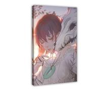 ECOYULHMT Poster su tela anime The Ancient Magus 'Bride 18, decorazione per camera da letto, ufficio, camera da letto, regalo, 40 x 60 cm