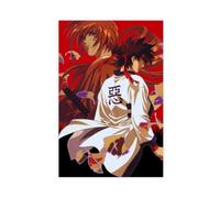 ECOYULHMT Samurai X Anime 7, poster su tela, decorazione per camera da letto, ufficio, stanza, regalo, 50 x 75 cm