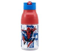 ECOZEN SIPPER WATER BOTTLE FOR CHILDREN 420ML SPIDERMAN ARACHNID GRID