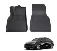 ECOZEN Tappetini per Tesla Model Y 3D per tutte le stagioni Tappetini anteriori interni antiscivolo XPE tappetini ecologici ad alta vestibilità nessun odore modello Y accessori 2021 2022 2023 2024