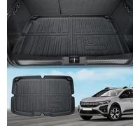 ECOZEN Vasca Baule per Dacia Sandero 3/Sandero Stepway 3 2021-2024 3D Specifica TPE superiore Proteggi Bagagliaio auto Tappetino del bagagliaio bordino rialzato resistente impermeabile tutte stagioni