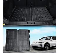 ECOZEN Vasca Baule per VW ID.4 2021-2025 3D Specifica In TPE Proteggi Bagagliaio auto, VW ID.4 Tappetino superiore del bagagliaio, con bordino rialzato, resistente impermeabile per tutte le stagioni