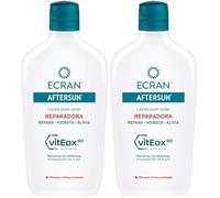 Ecran Aftersun Leche Post-solar Hidratante Y Reparadora - 400ml, Blanco, Almond (Confezione da 2)