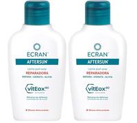 Ecran - Aftersun Leche Post Solar Hidratante y Reparadora, Formato Viaje - 100 ml (Confezione da 2)