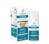 Ecran Aftersun Siero Viso Riparatore 50 ml, Riduce le Macchie Esistenti e Rigenera la Pelle dopo il Sole, Azione Anti-Macchie Mirata e Idratazione Profonda 24h