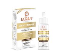 ECRAN Miracle Bronze Autoabbronzante Viso - Lozione abbronzante con Pro-Ceramidi - Abbronzatura naturale, uniforme e progressiva senza sole - consistenza leggera, non secca e non unge, 4 giorni di