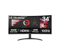LG 34WR50QK-B Monitor PC 86,4 cm (34") 3440 x 1440 Pixel Wide Quad HD Nero